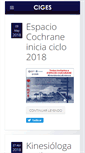 Mobile Screenshot of ciges.cl