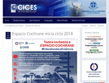 Tablet Screenshot of ciges.cl